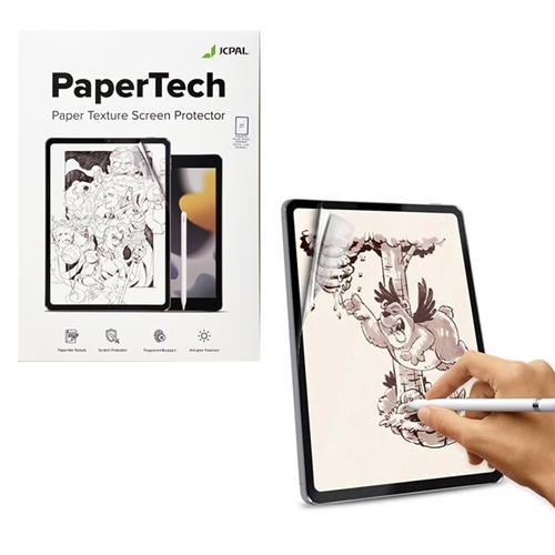 محافظ صفحه نمایش آیپد iPad برند جی سی پال JCPAL مدل PaperTech مناسب برای iPad Air 4/5 10.9