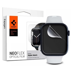 محافظ صفحه نمایش اسپیگن Film NeoFlex برای اپل واچ سایز 44/45mm بسته 3 عددی