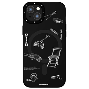قاب YOUNGKIT یانگکیت مدل Black Playting MagSafe Series مناسب برای Apple iPhone 13