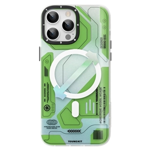 قاب YOUNGKIT یانگکیت Metaverse Green Strong Anti-Drop Impact Series مناسب برای Apple iPhone 13