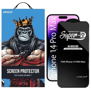 محافظ صفحه نمایش اپیکوی مدل Super 5D مناسب برای گوشی موبایل اپل iPhone 14 Pro Max