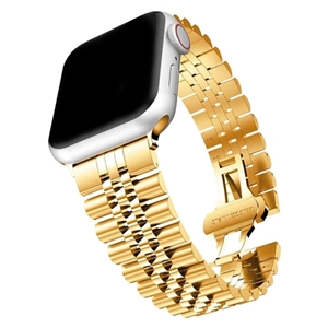 بند اپل واچ جیتک مدل G-Tech Butterfly Buckle Watch Band Strap Gold 42/44/45mm