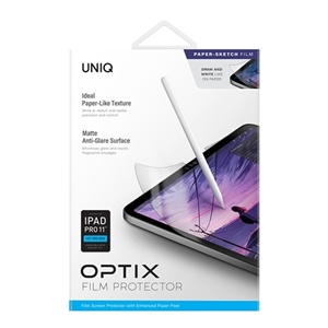 محافظ صفحه نمایش یونیک برای آیپد پرو 11 نسل 1 تا 3 و آیپد ایر 10.9 مدل UNIQ OPTIX PAPER-SKETCH IPAD PRO 11 (1-3RD GEN) | AIR 10.9