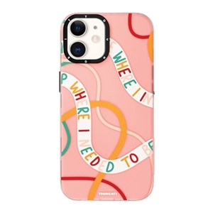 قاب YOUNGKIT یانگکیت Pink Blushing Ginger Series Apple iphone مناسب برای Apple iPhone 12