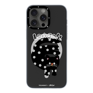 قاب YOUNGKIT یانگکیت Black Polka Dot Cat Magsafe Series مناسب برای Apple iPhone 14 Pro Max