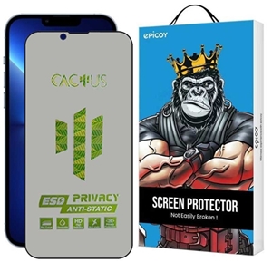 محافظ صفحه نمایش حریم شخصی اپیکوی مدل Cactus-ESD-Privacy مناسب برای گوشی موبایل اپل Apple iPhone 13 Pro Max