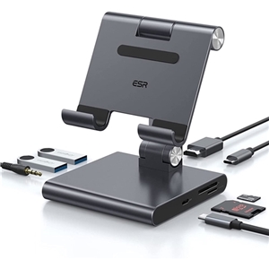 هاب استند نگهداره USB-C آیپد | ESR 8-in-1 Portable Stand Hub