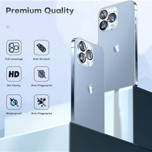 محافظ لنز دوربین بوف مدل 3D Clear مناسب برای گوشی موبایل اپل Iphone 13 Pro