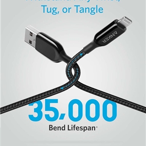 کابل انکر Powerline+ III – USB to Lightning طول ٩٠ سانتی متر مدل A8822