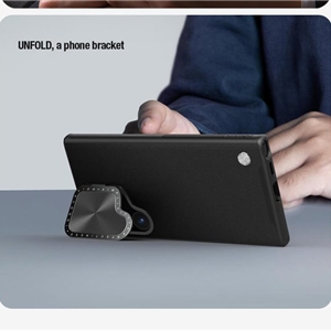 کاور نیلکین مدل Camshield Prop Leather Magnetic مناسب برای گوشی موبایل سامسونگ Galaxy S24 Ultra