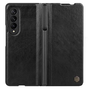 کیف کلاسوری نیلکین مدل QIN Leather Case مناسب برای گوشی موبایل سامسونگ Galaxy Z Fold3 / W22 5G/Fold 3 5G