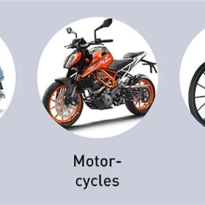 هولدر دوچرخه و موتور بیسوس Baseus Armor Motorcycle Holder SUKJA-01 ابعاد 4 تا 6.5 اینچ