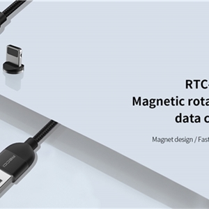 کابل شارژ مغناطیسی RECCI Magnetic Rotating Data Cable Type-C RTC-N28C