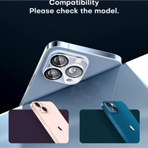 محافظ لنز دوربین بوف مدل 3D Clear مناسب برای گوشی موبایل اپل Iphone 13 Pro
