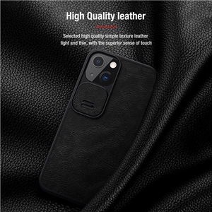 کیف چرمی نیلکین آیفون 13 Nillkin Qin Leather Case iPhone 13