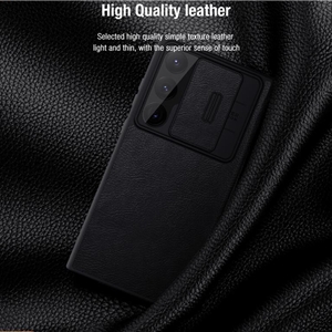 کیف کلاسوری نیلکین مدل Qin Pro Leather Case مناسب برای گوشی موبایل سامسونگ Galaxy S23 Ultra
