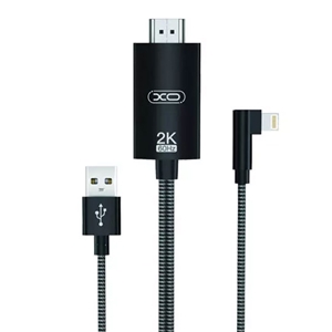 کابل لایتنینگ به اچ دی ام آی 1.8 متری ایکس او XO-GB008 HDMI To Lightning USB HD Adapter Cable