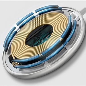 شارژر وایرلس مگنتی بیسوس مدل Simple Mini Magnetic Wireless Charger WXJK-F01 مناسب سری 12 و 13 آیفون
