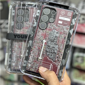 قاب YOUNGKIT یانگکیت Samsung phone S22ultra Technology Futuristic Circuit Upgraded Anti-Drop Impact Series