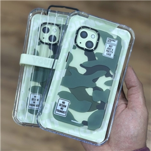 قاب YOUNGKIT یانگکیت Camouflage Circuit Strong Anti-Drop Impact Series Green 2 مناسب برای Apple iPhone 14