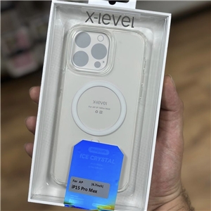 قاب برند ایکس لول مدل X-Level Ice Crystal  پشت تلق دور نرم مناسب برای Apple iPhone 14 Pro