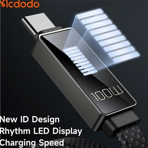 کابل شارژ تایپ سی 1.2 متر مک دودو Mcdodo PD100W Led Rhythm CA-498