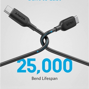 کابل فست شارژ 100 وات انکر PowerLine III USB-C to USB-C طول 180 سانتی متر مدل A8856