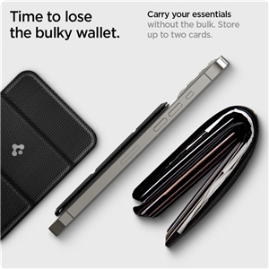 کیف هوشمند تاشو اسپیگن مدل Magnetic Card Wallet Smart Fold
