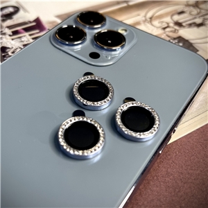 محافظ لنز دوربین مجزا نگین دار مناسب برای Apple iPhone 13 Pro Max