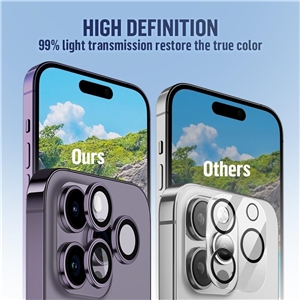 رینگ محافظ لنز آیفون 14 Apple iphone 14 BLUEO Metal Frame Lens Protector Glass