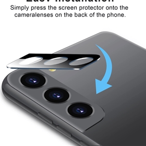 محافظ لنز دوربین بوف مدل 3D مناسب برای گوشی موبایل سامسونگ Galaxy S22 Plus