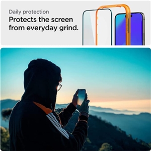محافظ صفحه نمایش اسپیگن آیفون 14 پرو مکس Spigen tR Align Master Glass iPhone 14 Pro Max