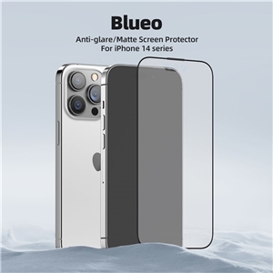 گلس فول BLUEO Full Cover Anti Glare Matte Glass Anti Static مناسب برای Apple iPhone 14 Pro Max