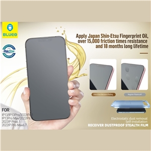 گلس فول BLUEO Anti Dust HD Glass Anti Static With Applicator مناسب برای Apple iPhone 14 Plus