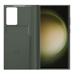 کاور اورجینال سامسونگ مدل Smart View Wallet Case مناسب برای Samsung Galaxy S23 Ultra