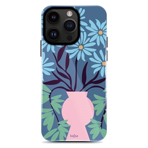 قاب KAJSA کجسا  Blue Floral Collection Series مناسب برای Apple iPhone 13