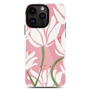 قاب KAJSA کجسا  Pink Floral Collection Series مناسب برای Apple iPhone 14