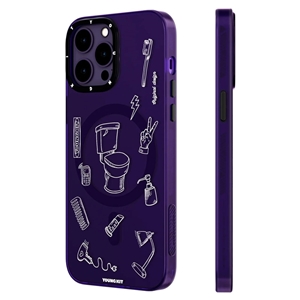 قاب YOUNGKIT یانگکیت مدل Purple Playting MagSafe Series مناسب برای Apple iPhone 12 Pro Max