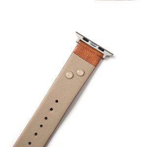 بند اپل واچ چرمی جیتک مدل G-Tech Alligator Leather Watch Band 42/44/45mm