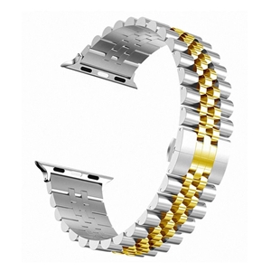 بند اپل واچ جیتک مدل G-Tech Butterfly Buckle Watch Band Strap SilverGold 42/44/45mm
