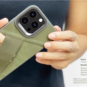 قاب برند کجسا Kajsa مدل Elastic Hand Grip مناسب برای Apple iPhone 14