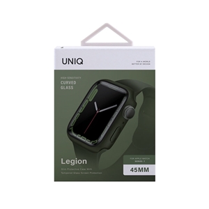 گارد و محافظ صفحه نمایش یونیک برای اپل واچ 45 مدل UNIQ LEGION WATCH 7/8/9 CASE