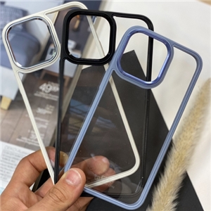 قاب دور رنگی QY مدل دور لنز برجسته مناسب برای Apple iPhone 13