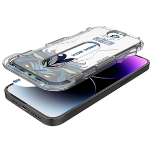 محافظ صفحه نمایش اپیکوی مدل Lion ESD Easy Install مناسب برای گوشی موبایل اپل iPhone 15 Pro Max به همراه کیت نصب