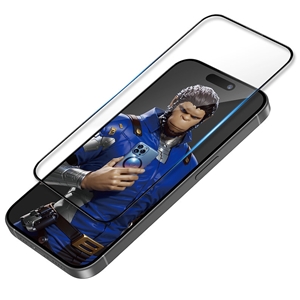 گلس فول BLUEO 3D Invisible Airbag Anti Broken Tempered مناسب برای Apple iPhone 14 Pro Max