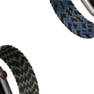 بند گرین مدل Braided Solo Loop Strap مناسب برای اپل واچ 42/44 میلی متری