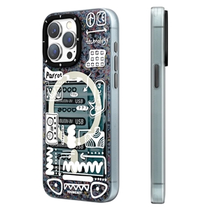 قاب مگ سیف برند یانگ کیت مدل YOUNGKIT Dark Matter Magsafe Dark Energy مناسب برای iPhone 15 Pro