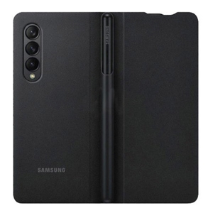 کیف کلاسوری سامسونگ مدل Flip Cover مناسب برای گوشی موبایل سامسونگ Galaxy Z Fold3 به همراه قلم نوری