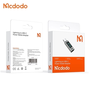 تبدیل پورت لایتنینگ به تایپ سی مک دودو مدل MCDODO OT-5990 با نمایشگر دیجیتال