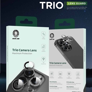 محافظ لنز دوربین گرین لاین Apple iPhone 15 Pro Green Lion Trio Camera lens
